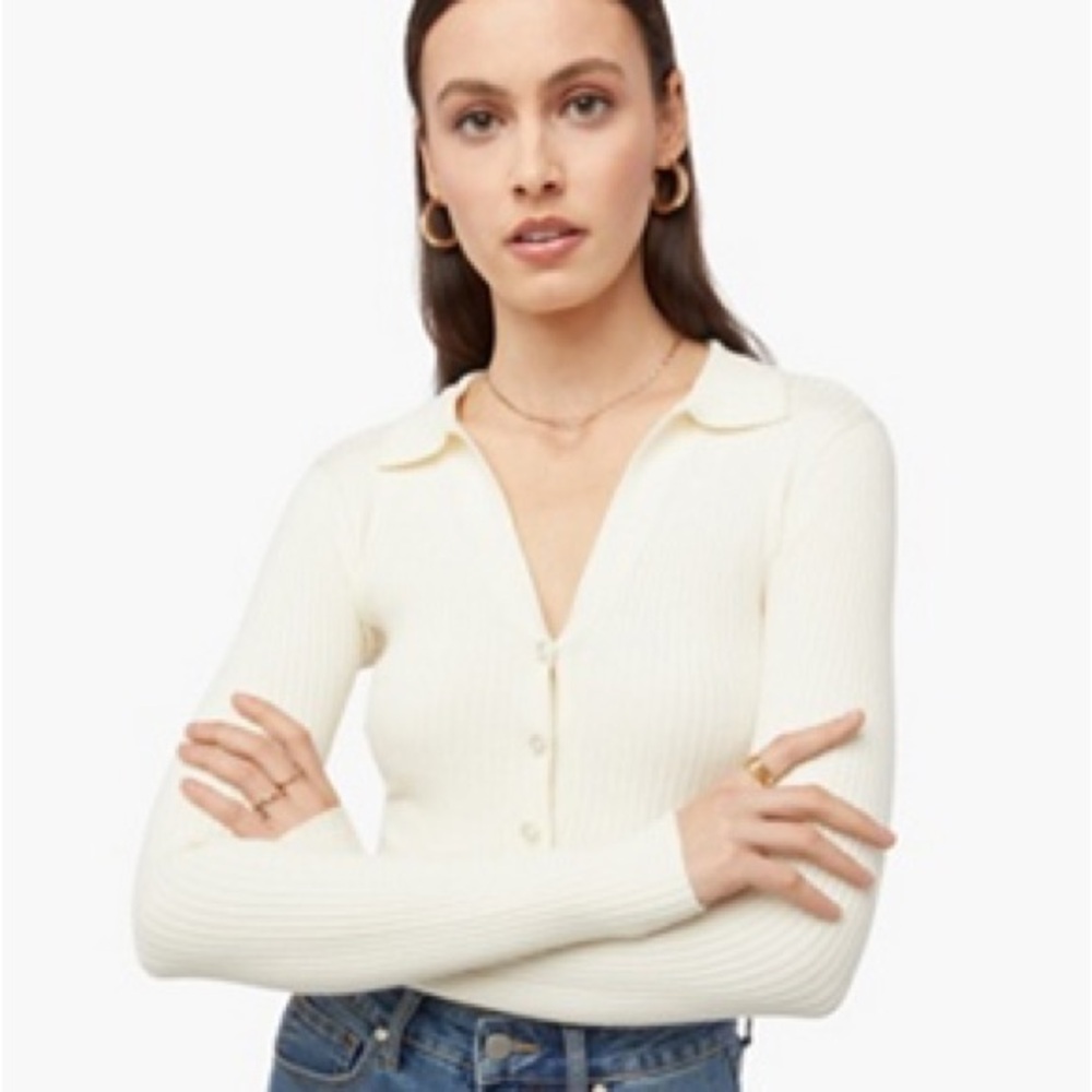 Long Sleeved Polo Ribbed Bodysuit